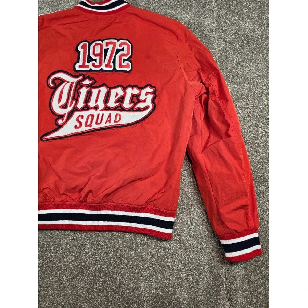 Superdry Athletics Varsity Jacket Mens XL Red 1972 Tigers Squad Bomber M5010764A